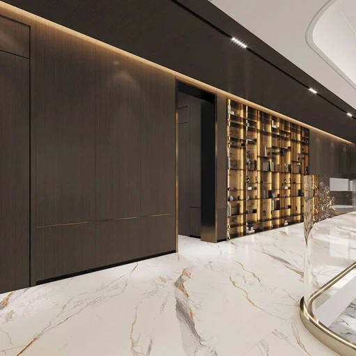 Fully Sintered White Marble Look Porcelain Tile Fully Sintered White Marble Look Porcelain Tile