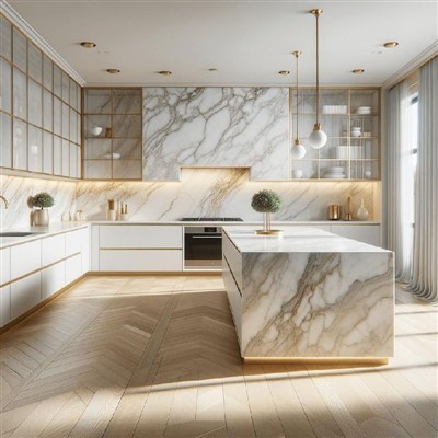 Calacatta Gold Luxury Sintered Stone Countertops