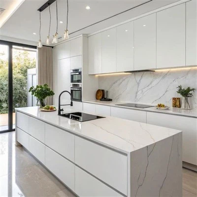Carrara White Full Body Sintered Stone Slab