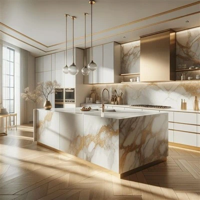 Statuario Gold Sintered Stone